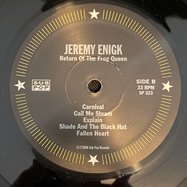 Jeremy Enigk - Return Of The Frog Queen (LP, Album) (Near Mint (NM or M-)) - Image 4