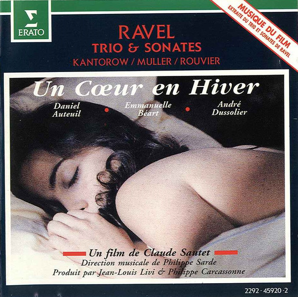 Maurice Ravel - Jean-Jacques Kantorow, Philippe Muller, Jacques Rouvier - Un Cœur En Hiver / Trio & Sonates (CD, Album) (Near Mint (NM or M-))