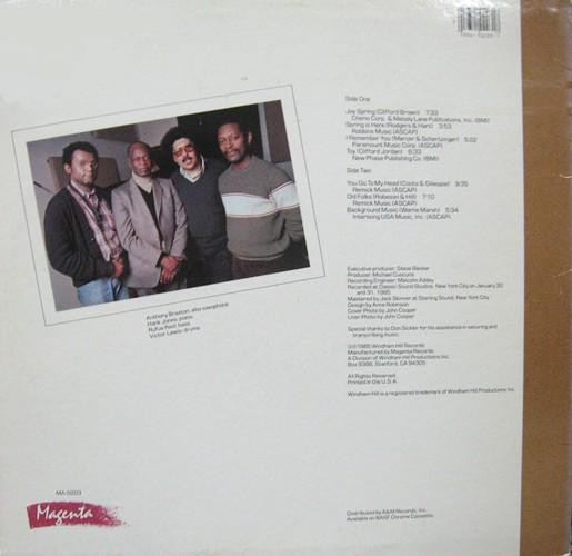 Anthony Braxton - Seven Standards 1985, Volume I (LP) (Near Mint (NM or M-)) - Image 2