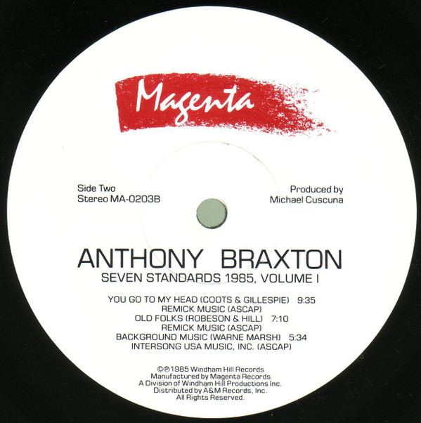 Anthony Braxton - Seven Standards 1985, Volume I (LP) (Near Mint (NM or M-)) - Image 4