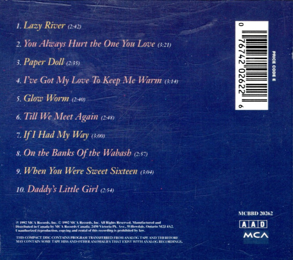 The Mills Brothers - Paper Doll (CD, Comp, RE) (Near Mint (NM or M-)) - Image 2