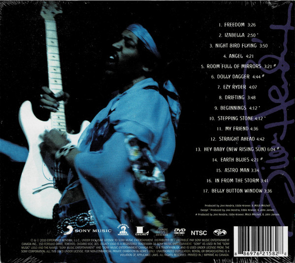 Jimi Hendrix - First Rays Of The New Rising Sun (CD, Album, Comp, RE, RM + DVD-V, NTSC) (Near Mint (NM or M-)) - Image 2