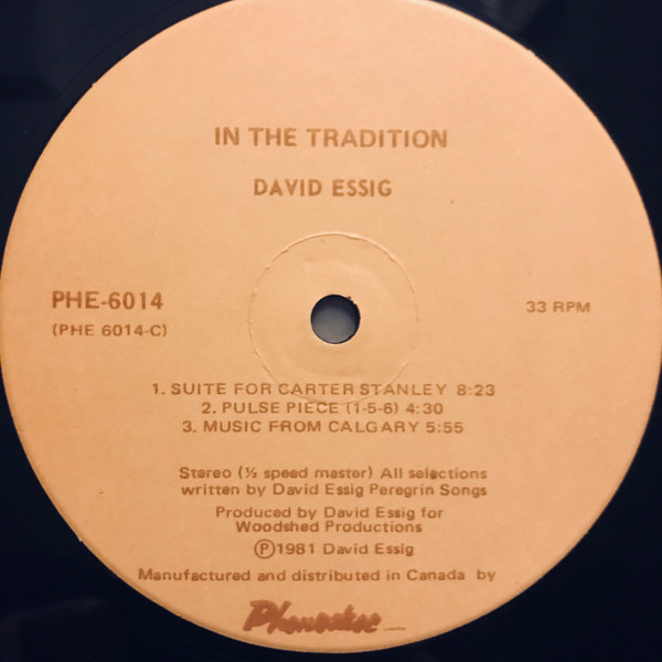 David Essig - In The Tradition (2xLP, Album) (Near Mint (NM or M-)) - Image 5
