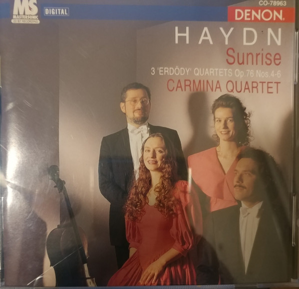 Joseph Haydn, Carmina Quartet - Haydn: String Quartets Op. 78 Nos. 4-6 (CD, Album) (Mint (M))