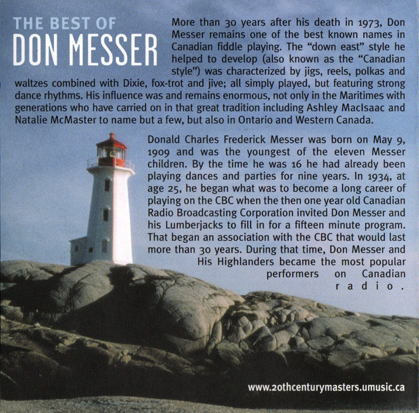 Don Messer - The Best Of Don Messer (CD, Comp) (Near Mint (NM or M-)) - Image 4