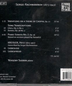 Alternative view of Rachmaninov*, Yevgeny Sudbin - Yevgeny Sudbin Plays Rachmaninov (CD, Album) (Mint (M))