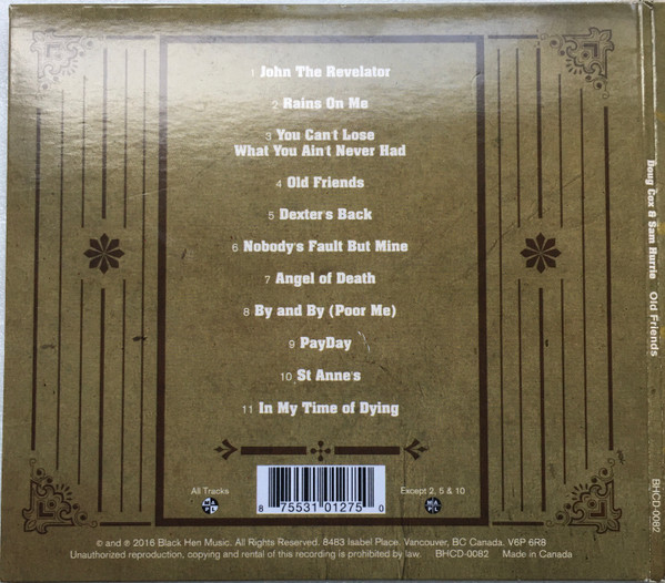 Doug Cox (3) & Sam Hurrie - Old Friends (CD, Album) (Mint (M)) - Image 2