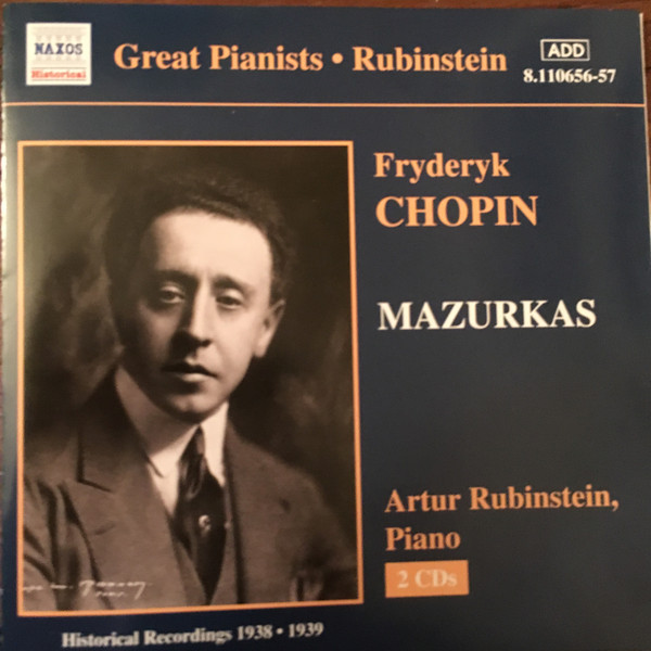 Frédéric Chopin, Arthur Rubinstein - Mazurkas (2xCD, Comp) (Near Mint (NM or M-))