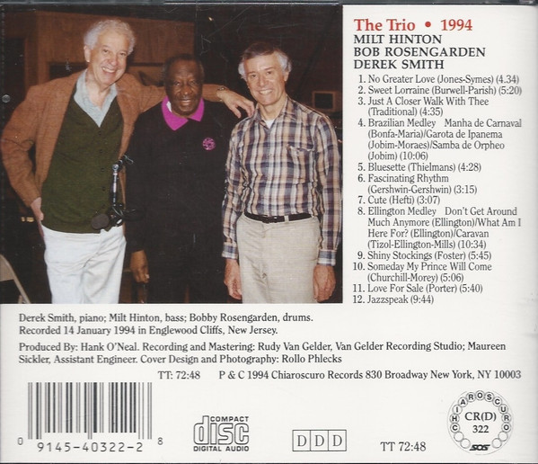 The Trio (16) - 1994 (CD, Album) (Near Mint (NM or M-)) - Image 2
