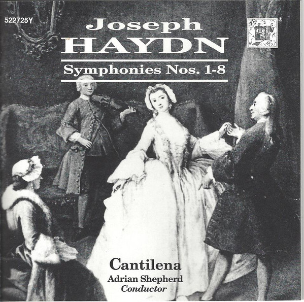 Joseph Haydn — Cantilena, Adrian Shepherd - Symphonies Nos. 1-8 (2xCD) (Mint (M))