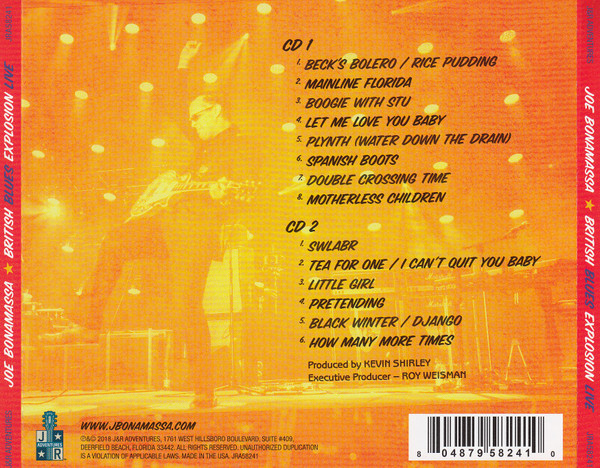 Joe Bonamassa - British Blues Explosion Live (2xCD, Album) (Near Mint (NM or M-)) - Image 2