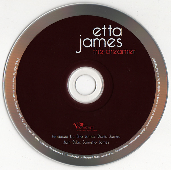 Etta James - The Dreamer (CD, Album) (Near Mint (NM or M-)) - Image 3
