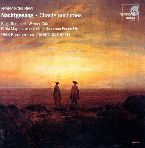 Franz Schubert - Birgit Remmert, Werner Güra, Philip Mayers, Scharoun Ensemble Berlin, RIAS-Kammerchor, Marcus Creed - Nachtgesang = Chants Nocturnes (CD, Album) (Mint (M))