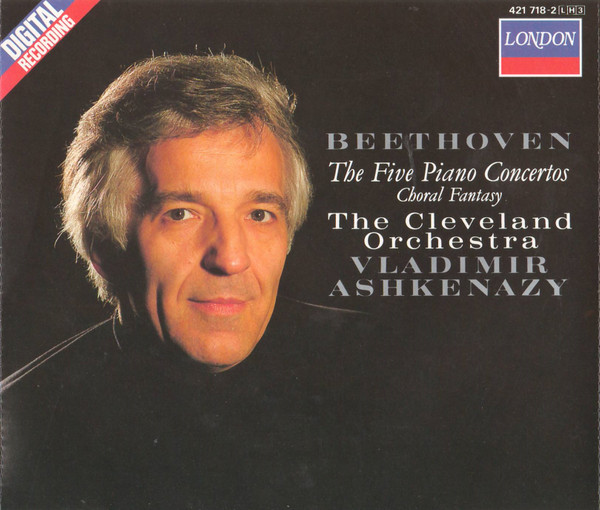 Ludwig van Beethoven, The Cleveland Orchestra, Vladimir Ashkenazy - The Five Piano Concertos · Choral Fantasy (3xCD, Album) (Near Mint (NM or M-))