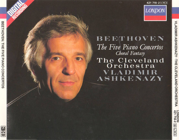 Ludwig van Beethoven, The Cleveland Orchestra, Vladimir Ashkenazy - The Five Piano Concertos · Choral Fantasy (3xCD, Album) (Near Mint (NM or M-)) - Image 2