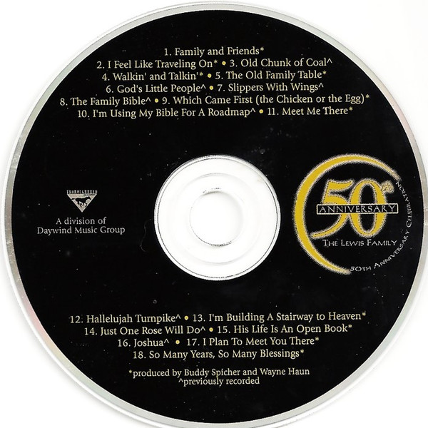 The Lewis Family - 50th Anniversary Anniversary (CD, Album, Comp) (Mint (M)) - Image 3