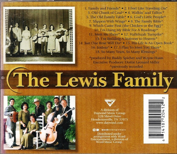 The Lewis Family - 50th Anniversary Anniversary (CD, Album, Comp) (Mint (M)) - Image 4