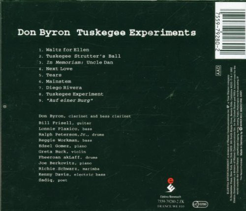 Don Byron - Tuskegee Experiments (CD, Album) (Mint (M)) - Image 2
