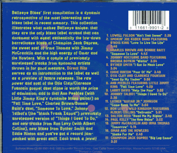 Various - Direct Hits From Bullseye Blues (CD, Comp) (Near Mint (NM or M-)) - Image 5