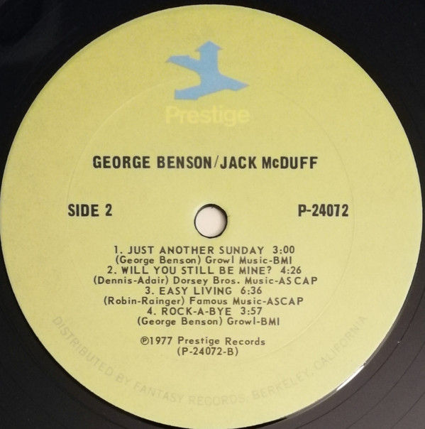 George Benson / Brother Jack McDuff - George Benson / Jack McDuff (2xLP, Comp, RM, Gat) (Near Mint (NM or M-)) - Image 4