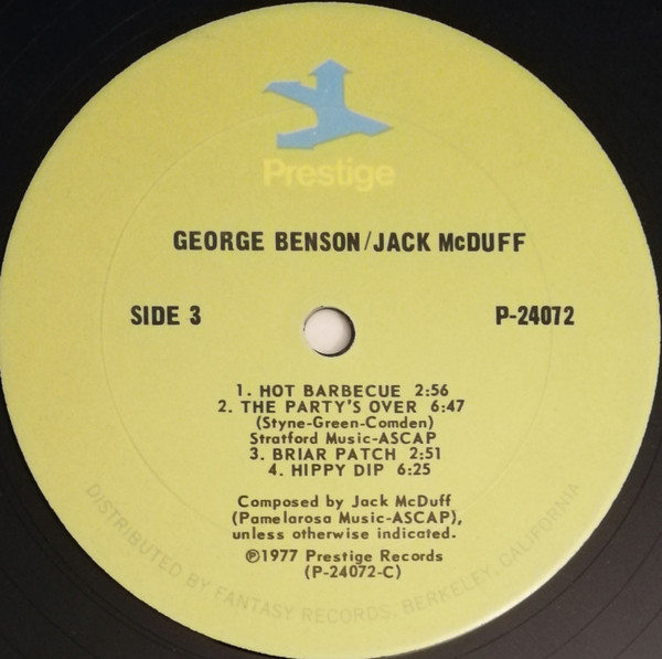 George Benson / Brother Jack McDuff - George Benson / Jack McDuff (2xLP, Comp, RM, Gat) (Near Mint (NM or M-)) - Image 5