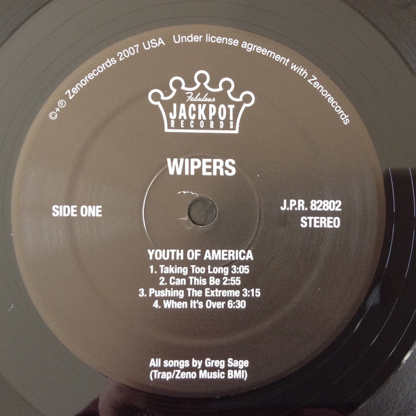 Wipers - Youth Of America (LP, Album, Ltd, RE, RM) (Near Mint (NM or M-)) - Image 3