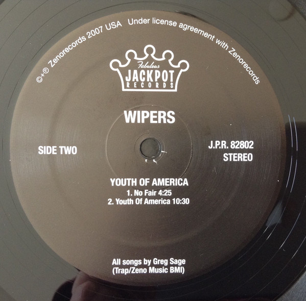 Wipers - Youth Of America (LP, Album, Ltd, RE, RM) (Near Mint (NM or M-)) - Image 4
