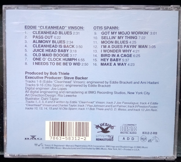 Eddie "Cleanhead" Vinson And Otis Spann - Bosses Of The Blues, Volume II (CD, Comp, RM) (Near Mint (NM or M-)) - Image 2
