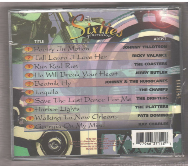 Various - The Sixties Generation 1960 (CD, Comp) (Mint (M)) - Image 2