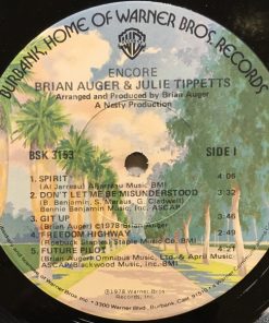 Brian Auger & Julie Tippetts - Encore (LP, Album, Los) (Very Good Plus (VG+)) - Image 3