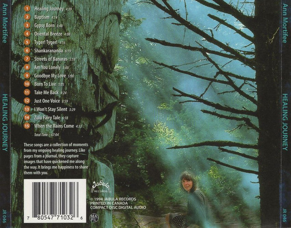 Ann Mortifee - Healing Journey (CD) (Mint (M)) - Image 2