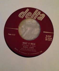 Bobby Lewis With Joe Rene & Orchestra - What A Walk / Cry No More (7") (Near Mint (NM or M-))