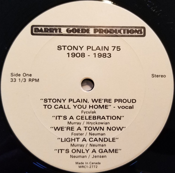 Various - Stony Plain 75 1908-1983 (LP, Album) (Mint (M)) - Image 2