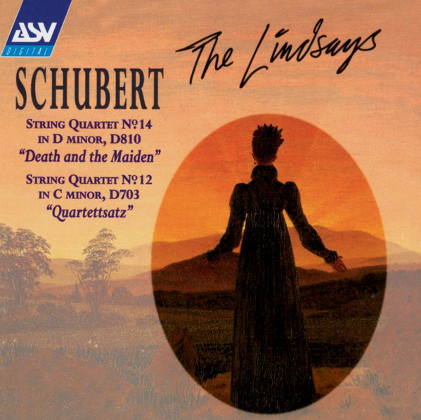 Franz Schubert / The Lindsays - String Quartet No.14 In D Minor, D810 "Death And The Maiden"; String Quartet No.12 In C Minor, D703 "Quartettsatz" (CD, Album, RE) (Mint (M))