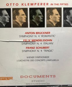 Otto Klemperer - Anton Bruckner / Felix Mendelssohn-Bartholdy / Franz Schubert / Wiener Symphoniker, Orchestre Des Concerts Lamoureux - Otto Klemperer In The Fifties (2xCD, Comp, Mono) (Mint (M))