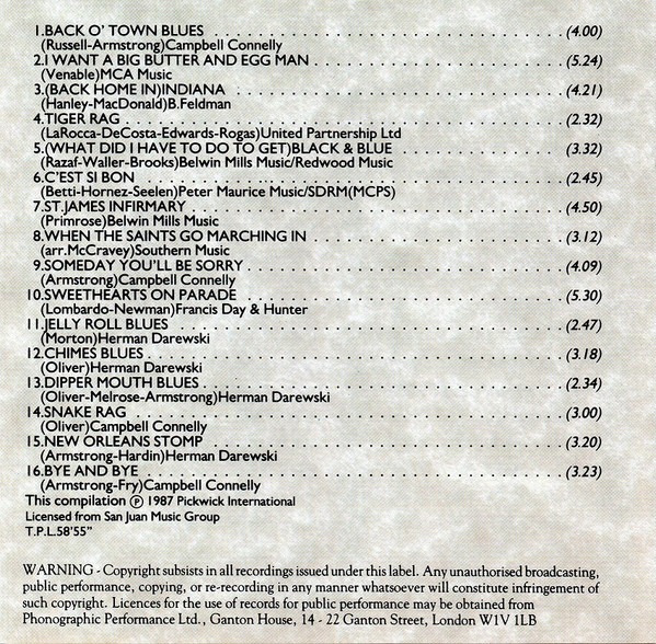 Louis Armstrong - Satchmo (CD, Comp) (Very Good Plus (VG+)) - Image 4