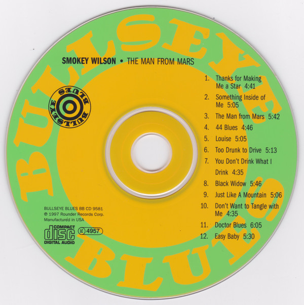 Smokey Wilson - The Man From Mars (CD) (Near Mint (NM or M-)) - Image 2