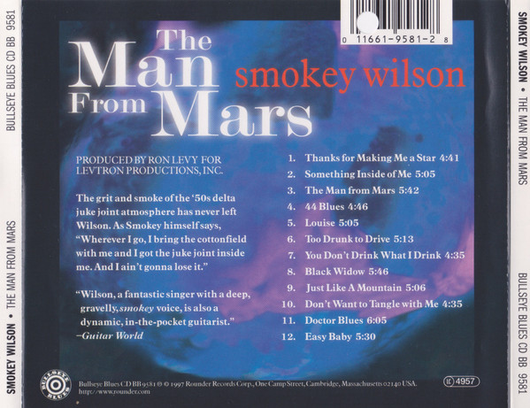 Smokey Wilson - The Man From Mars (CD) (Near Mint (NM or M-)) - Image 3