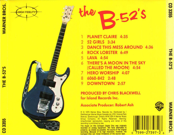 The B-52's - The B-52's (CD, Album, RE) (Near Mint (NM or M-)) - Image 2