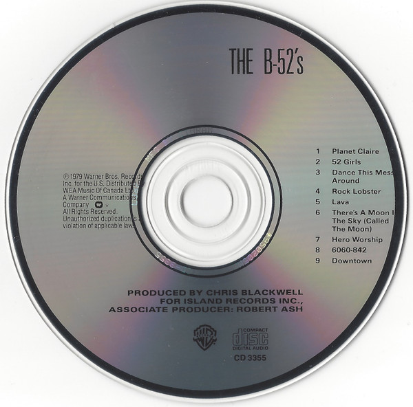 The B-52's - The B-52's (CD, Album, RE) (Near Mint (NM or M-)) - Image 3