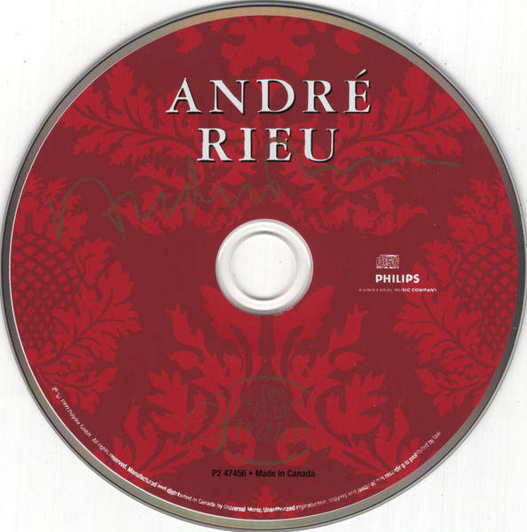 André Rieu, Johann Strauß Orchestra - 100 Years Of Strauss (CD, Album) (Mint (M)) - Image 3