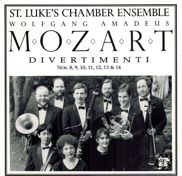 Wolfgang Amadeus Mozart, St. Luke's Chamber Ensemble, Michael Feldman (2), Louise Schulman - Mozart Divertimenti Nos. 8, 9, 10, 11, 12, 13 & 14 (2xCD, Album, Comp) (Near Mint (NM or M-))