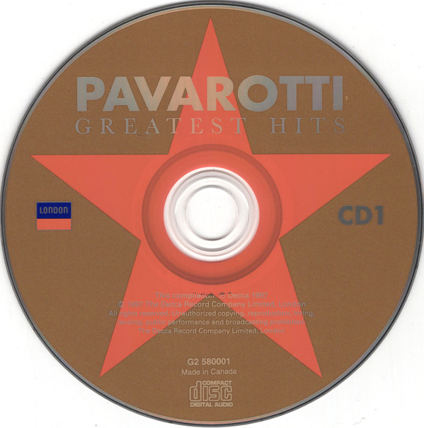 Luciano Pavarotti With Guest Stars Cecilia Bartoli, Andrea Bocelli, Frank Sinatra - Greatest Hits (The Ultimate Collection) (2xCD, Comp, Club) (Near Mint (NM or M-)) - Image 3