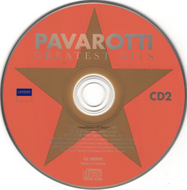 Luciano Pavarotti With Guest Stars Cecilia Bartoli, Andrea Bocelli, Frank Sinatra - Greatest Hits (The Ultimate Collection) (2xCD, Comp, Club) (Near Mint (NM or M-)) - Image 4