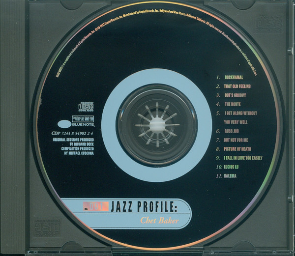 Chet Baker - Jazz Profile: Chet Baker (CD, Comp) (Mint (M)) - Image 3