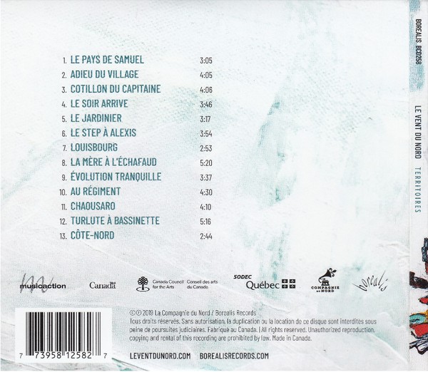 Le Vent Du Nord - Territoires (CD, Album) (Near Mint (NM or M-)) - Image 2