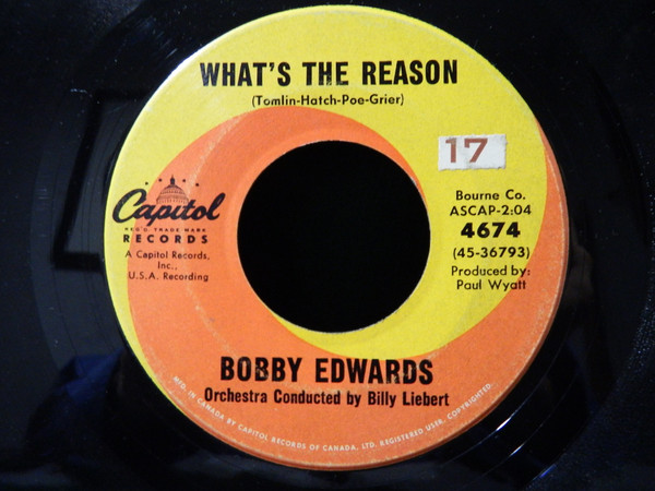 Bobby Edwards (3) - What's The Reason (7", Single) (Near Mint (NM or M-))