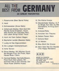 Alternative view of Unknown artist - All The Best From Germany (20 Great Favorites) (CD, Comp) (Near Mint (NM or M-))