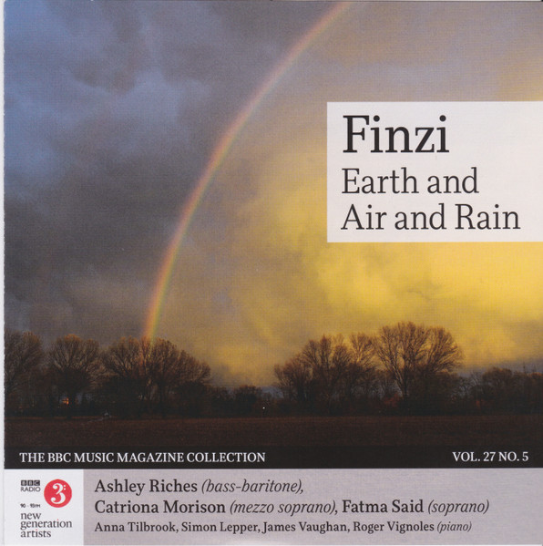Gerald Finzi - Earth And Air And Rain (CD, Comp) (Near Mint (NM or M-))