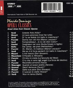 Alternative view of Placido Domingo - Opera Classics (Great Arias From Classic Operas) (CD, Comp, Club) (Near Mint (NM or M-))